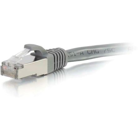 5Ft Cat6A Snagless Shielded (Stp) Ethernet Network Patch Cable - Gray